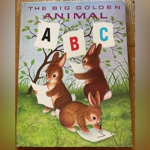 Vtg The Big Golden Animal ABC Book